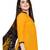 yellow unstitched synthetic dress material