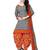 grey unstitched printed cotton dress material