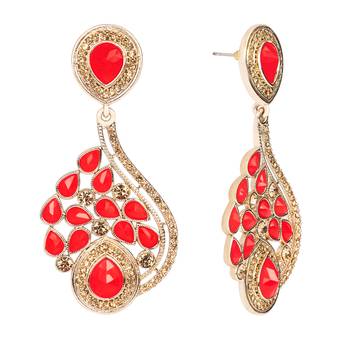 Red diamond earrings 2