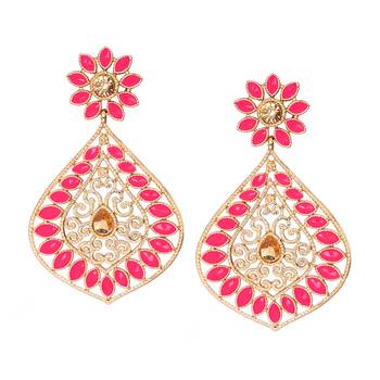 Pink diamond earrings 1