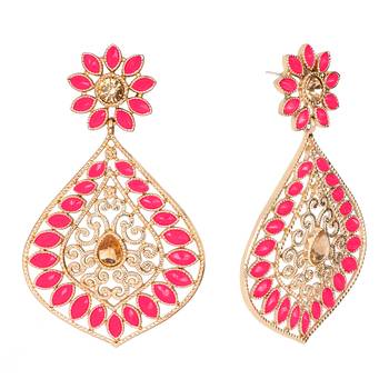 Pink diamond earrings 2