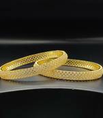 Gold Plated American Diamond Set of 2 Bangles