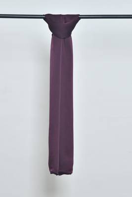Dark Cola Satin Hijab 2