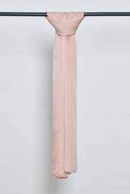 Peach Satin Hijab 2
