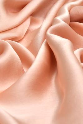 Peach Satin Hijab 3