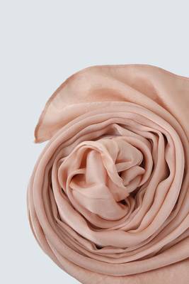 Peach Satin Hijab 4