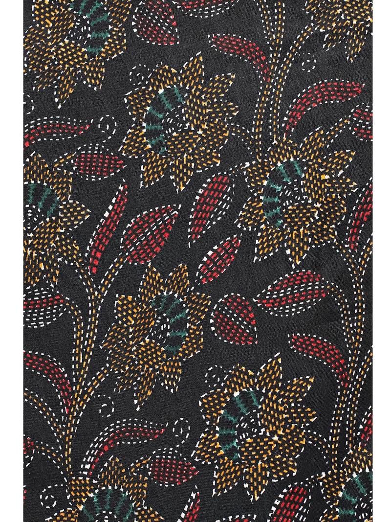 red cotton unstitched cotton salwar kameez