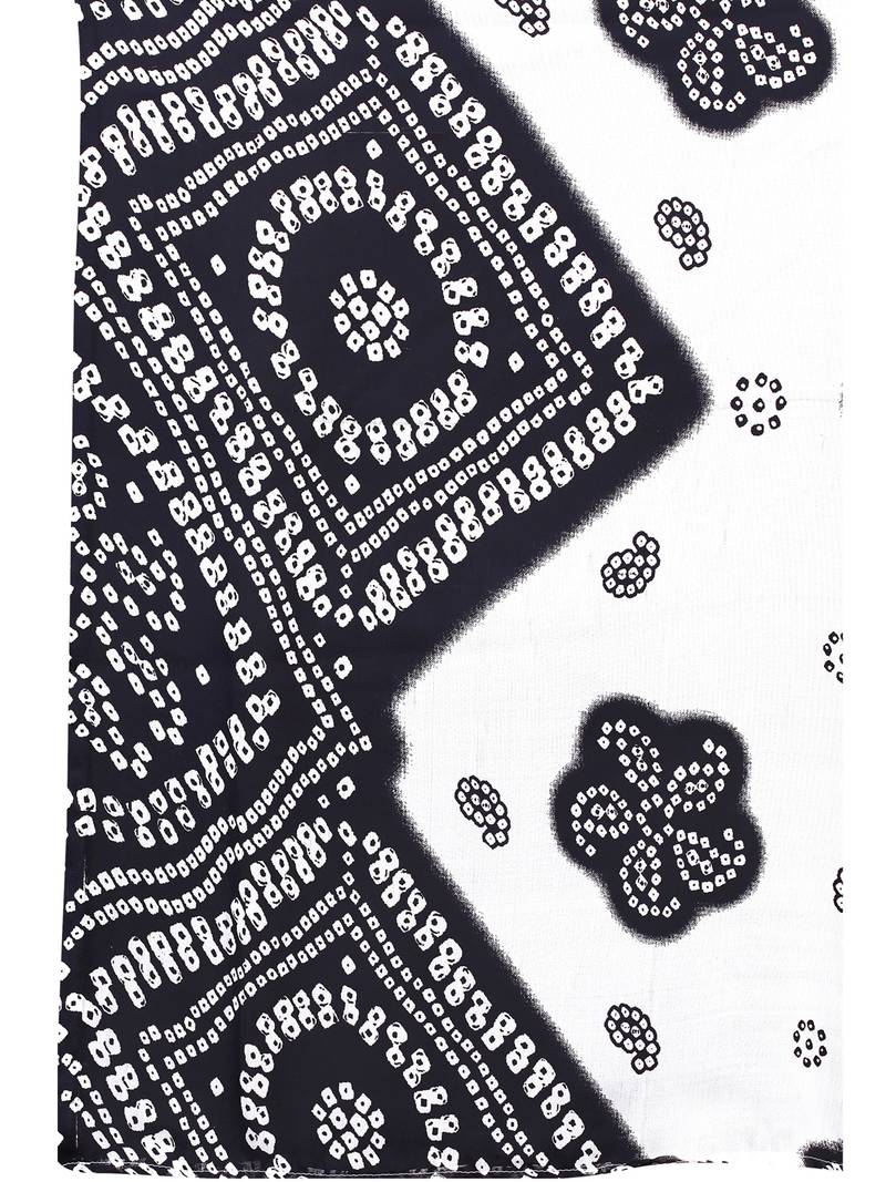 black cotton unstitched cotton salwar kameez