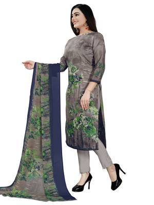 grey cotton unstitched cotton salwar kameez 3
