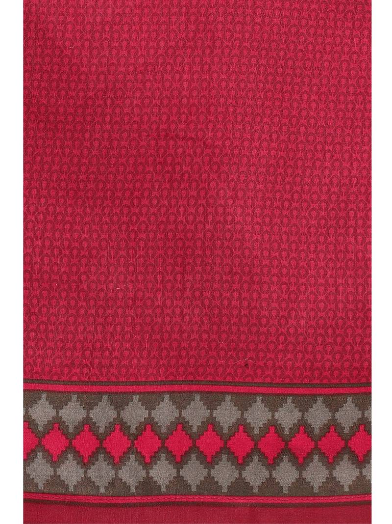 pink cotton unstitched cotton salwar kameez