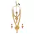 Gold Plated Long and Short Necklace Set For Women