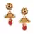 Gold Plated Long and Short Necklace Set For Women