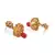 Gold Plated Long and Short Necklace Set For Women
