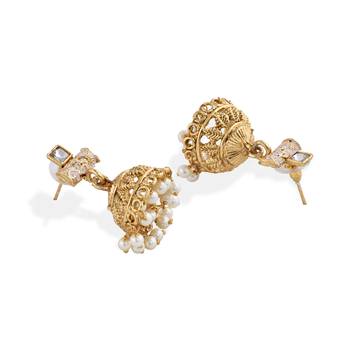 Gold Plated Pink Meenakari Choker Set 6