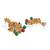 Gold Plated Multicolour stone Studded Traditional Choker Necklace Set For Women