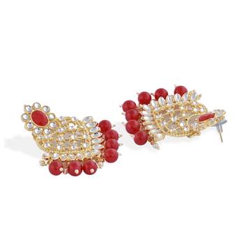 Gold Plated Stone Studded Designer Choker Set 5