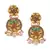 Gold Plated Stone Studded Traditional  Choker Set