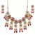 Red Stone Kundan Choker Necklace Set