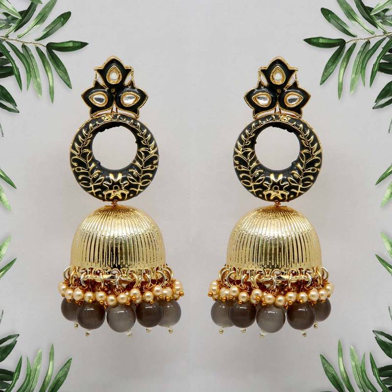 Grey jhumka Clearance