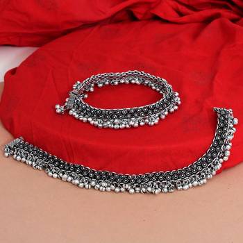 Silver anklets 1