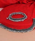Silver anklets