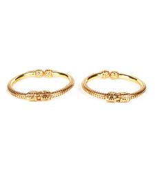 Gold Plated Simple Traditional Bangles set of 2