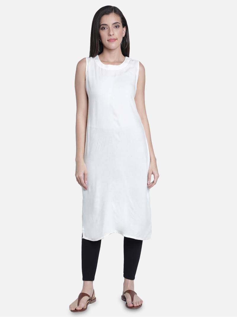 Fabclub Women Kurti With Pleated Designer Jacket (Grey)