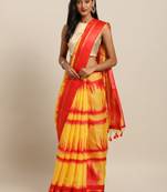 New Satin Kota Doriya Ikat Print Party Wear Saree