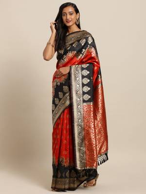 New Banarasi Kanjiwaram Bahurani Soft Silk Saree 1