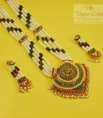 Navratna Navrattan Pearl Long Mala Necklace Jewellery