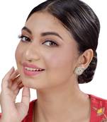 Green cubic zirconia earrings