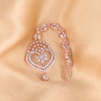 Multicolor cubic zirconia maang-tikka 3