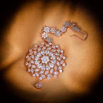 Multicolor cubic zirconia maang-tikka 5