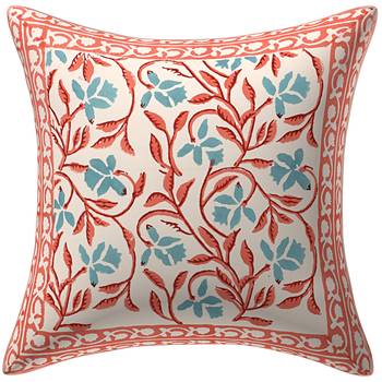 TEXSTYLERS 100% Cotton Jaipuri Hand Block Print Canvas Cushion Cover(Pack of 5) 3