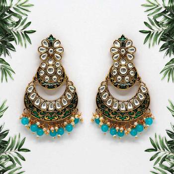 Turquoise danglers-drops 1