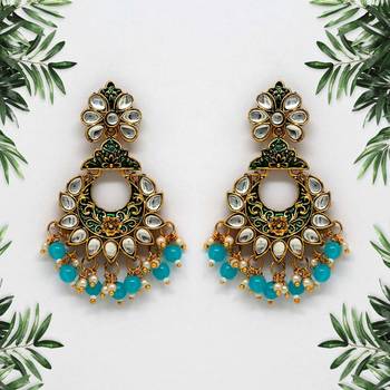 Turquoise danglers-drops 1