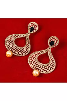 Black diamond earrings
