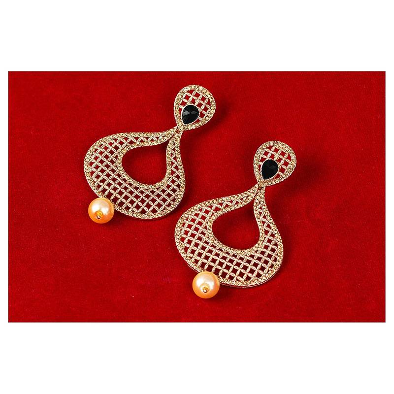 Black diamond earrings