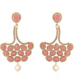 Pink diamond earrings