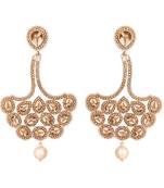 Brown diamond earrings