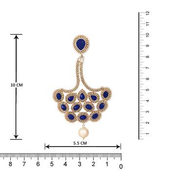 Blue diamond earrings 3