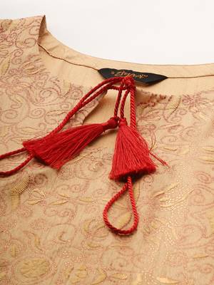 Chiku printed art silk kurtas-and-kurtis 4