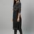 Black printed crepe kurtas-and-kurtis