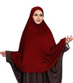 JSDC Stitched Ready To Wear Long Plain Chaderi Khimar Hijab For Women 