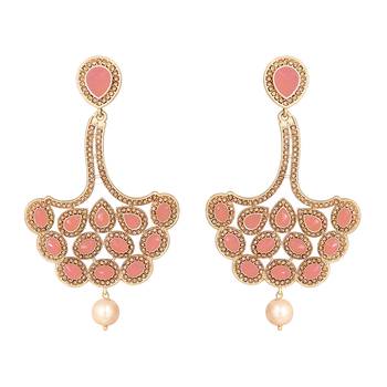 Pink diamond earrings 1