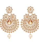 Brown diamond earrings