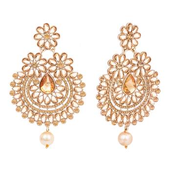 Brown diamond earrings 2