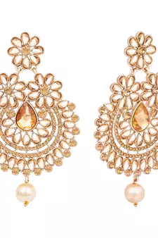 Brown diamond earrings