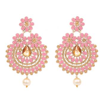 Pink diamond earrings 1