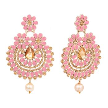 Pink diamond earrings 2